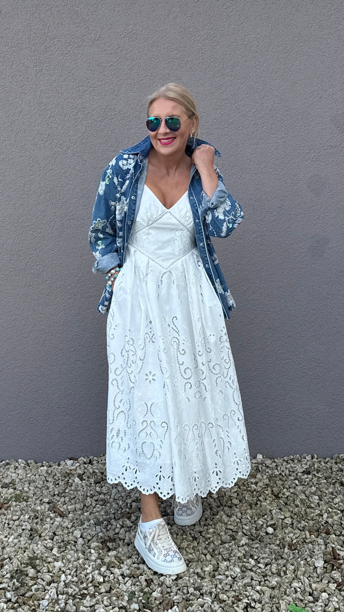Spagettiträger Kleid