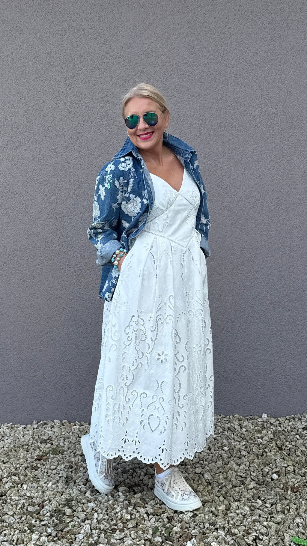 Spagettiträger Kleid