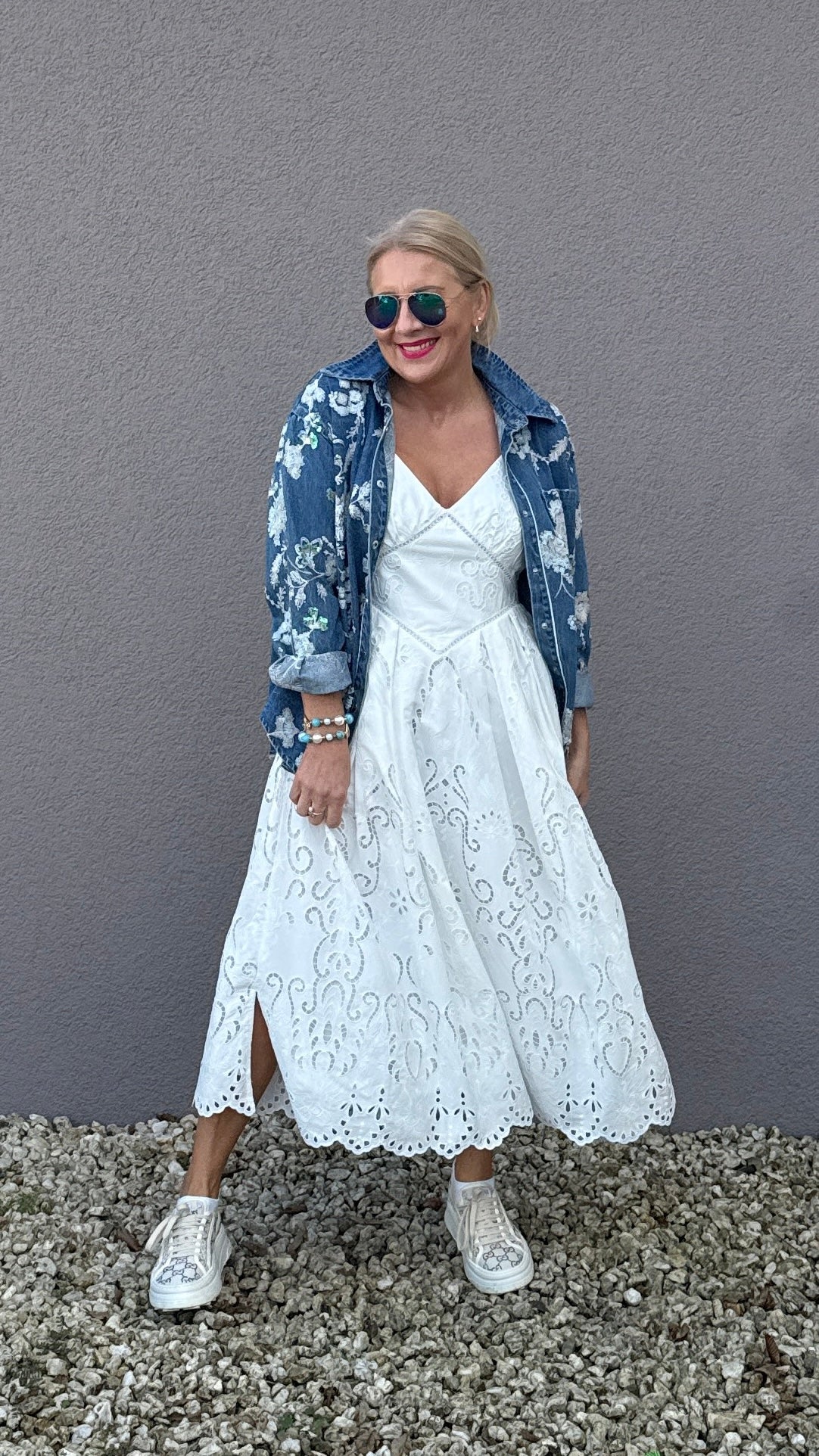 Spagettiträger Kleid
